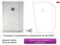 Brodzik z obrÄ™czÄ… 170 cm Å»ywica mineralna MOMBACHO
