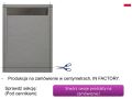 Brodzik, rynna, żywica Acrystone® - VULCANO SIDE INOX 200