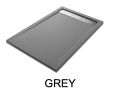 Receveur douche, caniveau, rsine Acrystone - VULCANO SIDE INOX 200
