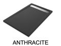 Receveur douche, caniveau, rsine Acrystone - VULCANO SIDE INOX 200