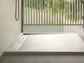 Receveur douche, caniveau, rsine Acrystone - VULCANO SIDE INOX 200