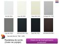 Douchebak, goot, Acrystone® hars - VULCANO SIDE INOX 210