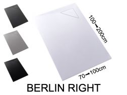Douchebak, afvoer rechthoekig - BERLIN RIGHT  120