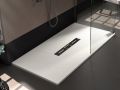 Receveur de douche, vacuation centrale, en rsine - ALCALA 190
