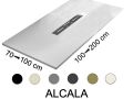 Bruseplade 200 cm, central aflÃ¸b, ekstra flad harpiks - ALCALA
