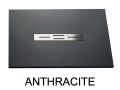 Douchebak 200 cm, centrale afvoer, hars extra plat - ALCALA