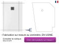 Receveur de douche, finition lisse - LEEDS 160
