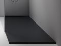 Shower tray with wall-mounted designer drain channel - GLASGOW