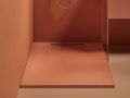 Shower tray with wall-mounted designer drain channel - GLASGOW