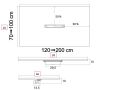 Design douchebak met centrale afvoer - CARDIFF 170