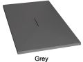 Receveur de douche 180 cm bonde centrale resine extra plat - CARDIFF