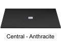 Douchebak centrale evacuatie, 140 cm, extra plat hars - XL CENTRAL