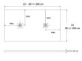 Douchebak dubbele evacuatie - ARCHITEK DOUBLE DRAIN