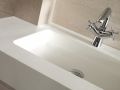 Plan vasque,  80 x 46 cm, suspendu ou  poser - LEEDS 50