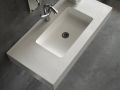 Plan vasque,  80 x 46 cm, suspendu ou  poser - LEEDS 50