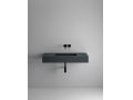 Plan vasque,  80 x 46 cm, suspendu ou  poser - LEEDS 50