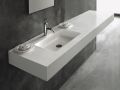 Plan vasque, 100 x 46 cm, suspendu ou  poser - LEEDS 50