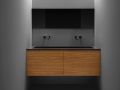 Plan vasque, bassin 85 cm, 190 x 46 cm, suspendu ou  poser - LEEDS XL 85