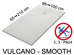 Brusebadsbakke, glat skridsikker finish - VULCANO LISO