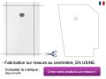 Receveur antiderapant pn24, finition lisse - VULCANO LISO