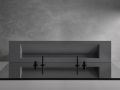 Plan vasque design caniveau,  70 x 46 cm, suspendu ou  poser - LONDON 50
