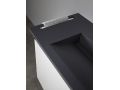 Plan vasque design caniveau,  70 x 46 cm, suspendu ou  poser - LONDON 50