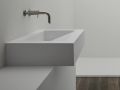 Plan vasque design caniveau,  70 x 46 cm, suspendu ou  poser - LONDON 50