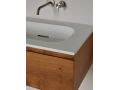 Design håndvaskbord, 100 x 46 cm, ophængt eller fritstående - GLASGOW 40