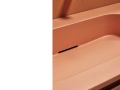 Design wastafelblad, 190 x 46 cm, hangend of vrijstaand - GLASGOW 40