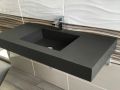 Custom-made suspended or built-in vasin top – NEW YORK 45