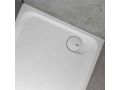Receveur douche, bonde angle droit, rsine Solid Surface - FOGO