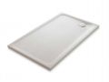 Receveur douche, bonde angle droit, rsine Solid Surface - FOGO
