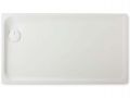 Receveur douche, bonde angle droit, rsine Solid Surface - FOGO