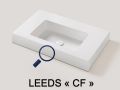 Plan vasque, rsine Solid-Surface - LEEDS SOLID 50