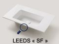 Plan vasque, rsine Solid-Surface - LEEDS SOLID 50