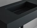 Dubbel wastafelblad, 100 x 40 cm, geringe diepte - LEEDS DOUBLE 40