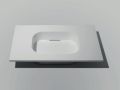 Plan double vasque Design, 140 x 46 cm - GLASGOW DOUBLE 60