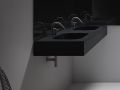 Plan double vasque Design, 140 x 46 cm - GLASGOW DOUBLE 60