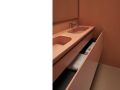 Plan double vasque Design, 140 x 46 cm - GLASGOW DOUBLE 60