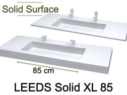 Blat umywalki, Å¼ywica Solid-Surface - LEEDS SOLID 85