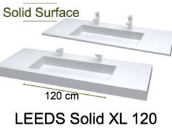 Wastafelblad, Solid-Surface hars - LEEDS SOLID 120