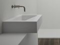 Plan vasque caniveau, rsine Solid-Surface - LONDON SOLID 50
