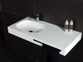 Plan vasque, 100 x 50 cm, suspendue ou  encastrer - BOSTON 45
