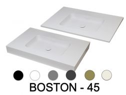 Blat podumywalkowy 100 x 50 cm, podwieszany lub do zabudowy - BOSTON 45