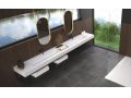 Plan vasque,  60 x 46 cm, suspendu ou  poser - ARCHITEC