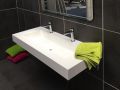 Plan vasque, 100 x 50 cm, suspendue ou  encastrer - NEW YORK 90