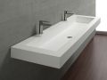 Plan vasque, 100 x 50 cm, suspendue ou  encastrer - NEW YORK 90