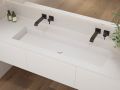 Plan vasque, 100 x 50 cm, suspendue ou  encastrer - NEW YORK 90