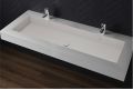 Plan vasque, 100 x 50 cm, suspendue ou  encastrer - NEW YORK 90