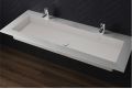 Plan vasque, 100 x 50 cm, suspendue ou  encastrer - NEW YORK 90